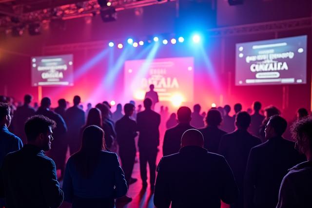 Kemeriahan acara korporat